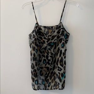 FOREVER 21 | Ruffle Leopard Blouse